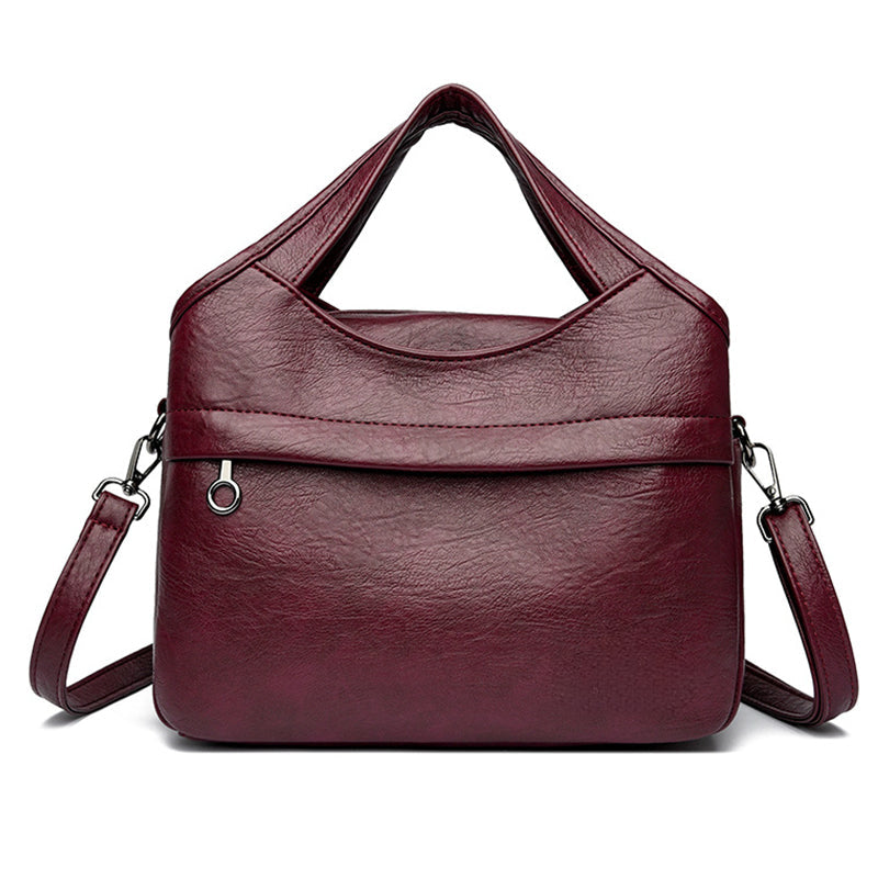 📢📢50 % de réduction !! ⏰ Sac à Bandoulière Femme en Simili-Cuir Souple – Léger, Multi-Compartiments & Tendance pour Tous les Jours ✨