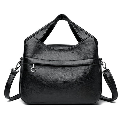 📢📢50 % de réduction !! ⏰ Sac à Bandoulière Femme en Simili-Cuir Souple – Léger, Multi-Compartiments & Tendance pour Tous les Jours ✨