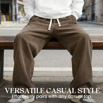 🔈🔈60 % DE RÉDUCTION MAINTENANT👖Pantalon ample à cordon de serrage avec poches pour homme