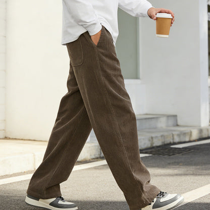 🔈🔈60 % DE RÉDUCTION MAINTENANT👖Pantalon ample à cordon de serrage avec poches pour homme