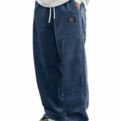 🔈🔈60 % DE RÉDUCTION MAINTENANT👖Pantalon ample à cordon de serrage avec poches pour homme