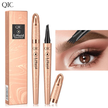 📢📢Achetez-en 1，obtenez-en 1 gratuitement⏰Stylo à Sourcils Effet Microblading 3D à 4 Pointes