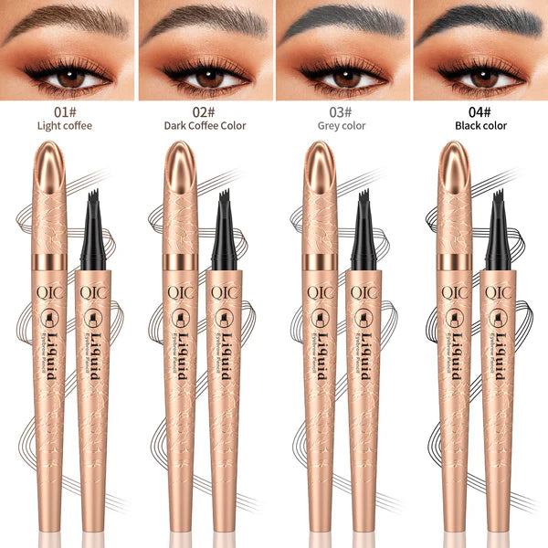 📢📢Achetez-en 1，obtenez-en 1 gratuitement⏰Stylo à Sourcils Effet Microblading 3D à 4 Pointes