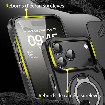 🔥 DERNIER JOUR DE PROMOTION - 50 % DE RÉDUCTION 🔥 Coque magnétique pour téléphone avec support anneau pour iPhone