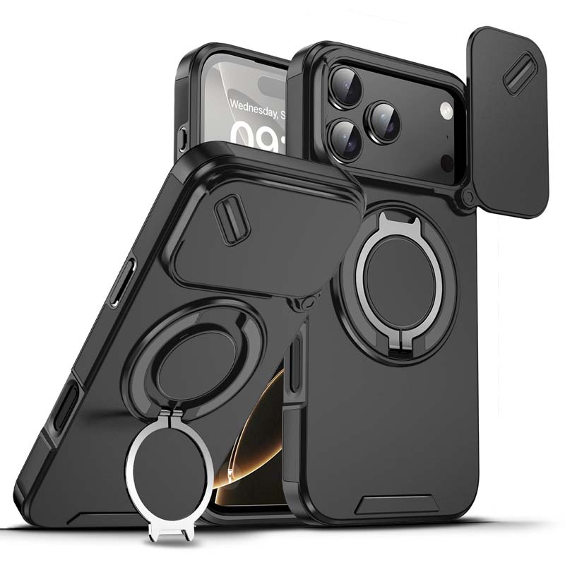 🔥 DERNIER JOUR DE PROMOTION - 50 % DE RÉDUCTION 🔥 Coque magnétique pour téléphone avec support anneau pour iPhone