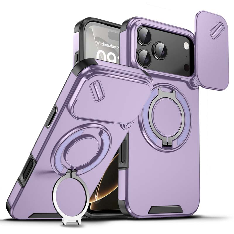 🔥 DERNIER JOUR DE PROMOTION - 50 % DE RÉDUCTION 🔥 Coque magnétique pour téléphone avec support anneau pour iPhone