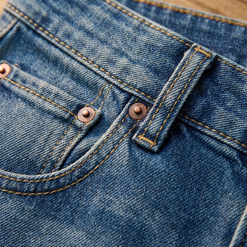 👖50 % de réduction✨ Jean vintage taille haute à jambes larges pour femme
