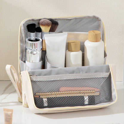 🎉👜50% de réduction ! Trousse à cosmétiques élégante à compartiments – Style minimaliste, rangement intelligent et ultra-pratique ✨