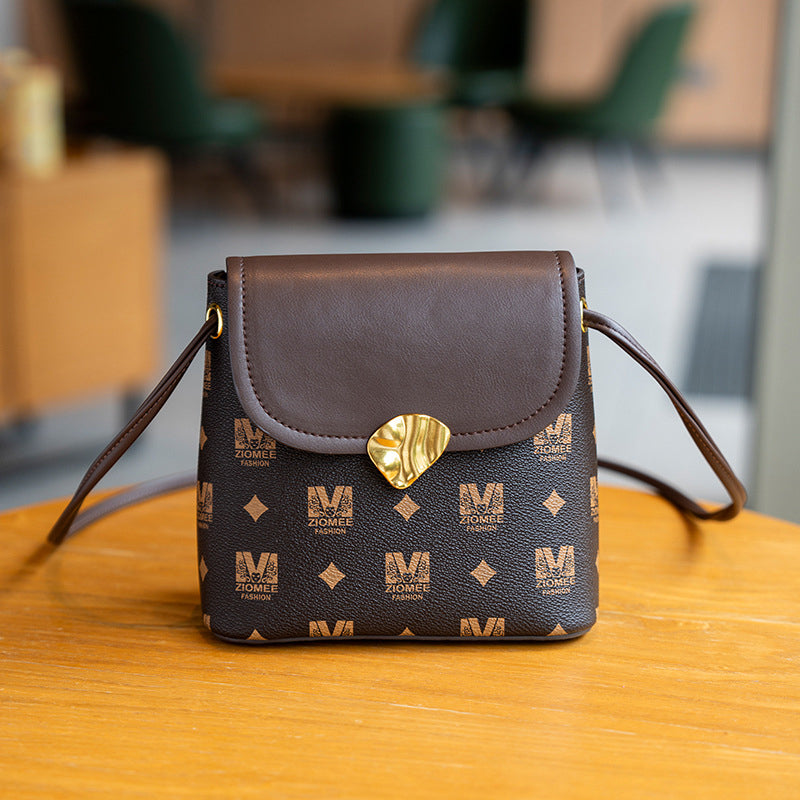 Sac à bandoulière pour femme à motif monogramme