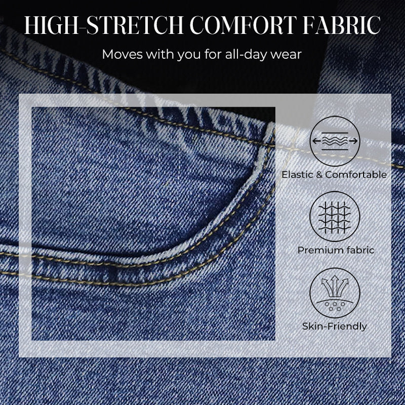 💎 50% DE RÉDUCTION ! 💎 Jean Évasé Taille Haute pour Femme – Denim Stretch, Silhouette Allongée & Confort Absolu 👖💙