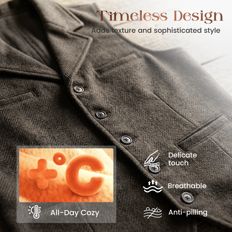 Gilet business décontracté slim fit pour homme