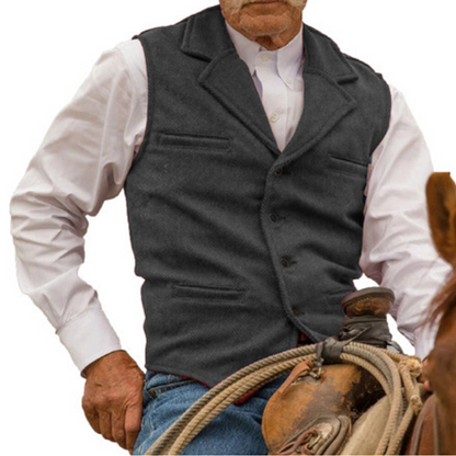Gilet business décontracté slim fit pour homme