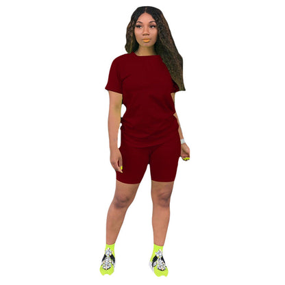 Ensemble 2 pièces haut et short pour femme