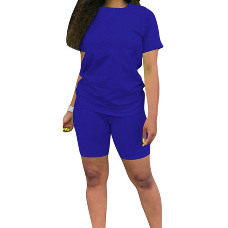 Ensemble 2 pièces haut et short pour femme