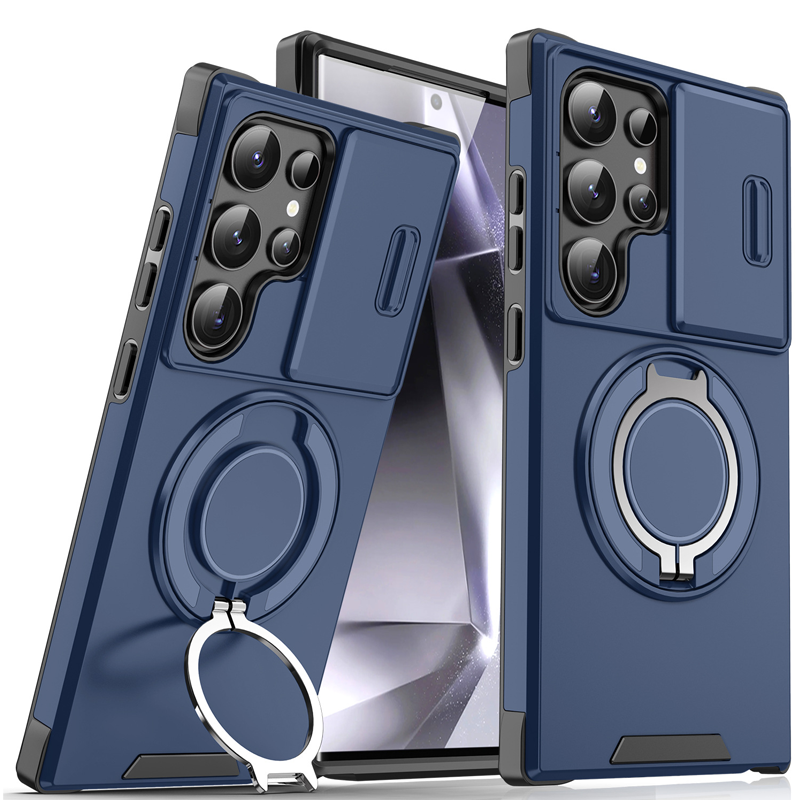 💎 50% DE RÉDUCTION ! 💎 Étui Magnétique Samsung avec Support Rotatif 360° & Couvercle Coulissant pour Appareil Photo – Protection Totale + Béquille Intégrée 📱