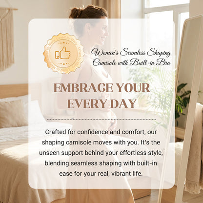 🌸DERNIER JOUR DE L'OFFRE SPÉCIALE - 60 % DE RÉDUCTION💕Débardeur gainant sans coutures pour femme avec soutien-gorge intégré