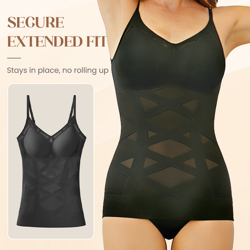 🌸DERNIER JOUR DE L'OFFRE SPÉCIALE - 60 % DE RÉDUCTION💕Débardeur gainant sans coutures pour femme avec soutien-gorge intégré