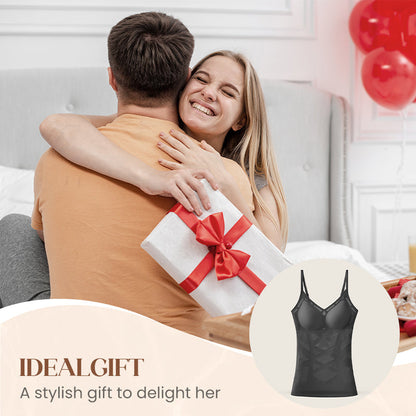 🌸DERNIER JOUR DE L'OFFRE SPÉCIALE - 60 % DE RÉDUCTION💕Débardeur gainant sans coutures pour femme avec soutien-gorge intégré