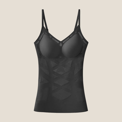 🌸DERNIER JOUR DE L'OFFRE SPÉCIALE - 60 % DE RÉDUCTION💕Débardeur gainant sans coutures pour femme avec soutien-gorge intégré