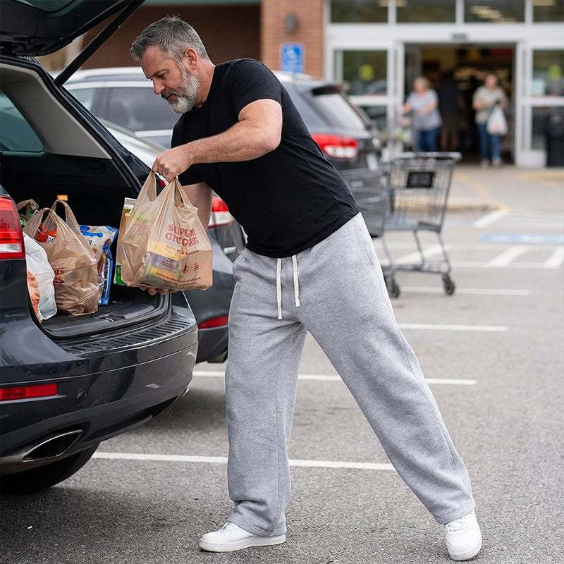 Pantalons pour hommes avec cordon de serrage pour un confort décontracté