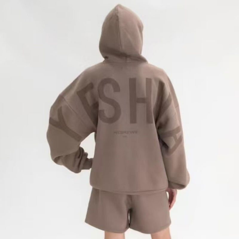 Sweat à capuche oversize mixte inspiré par la foi