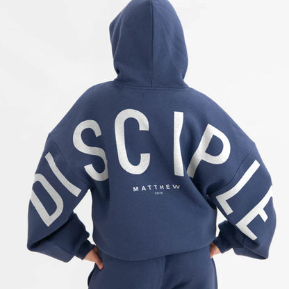 Sweat à capuche oversize mixte inspiré par la foi