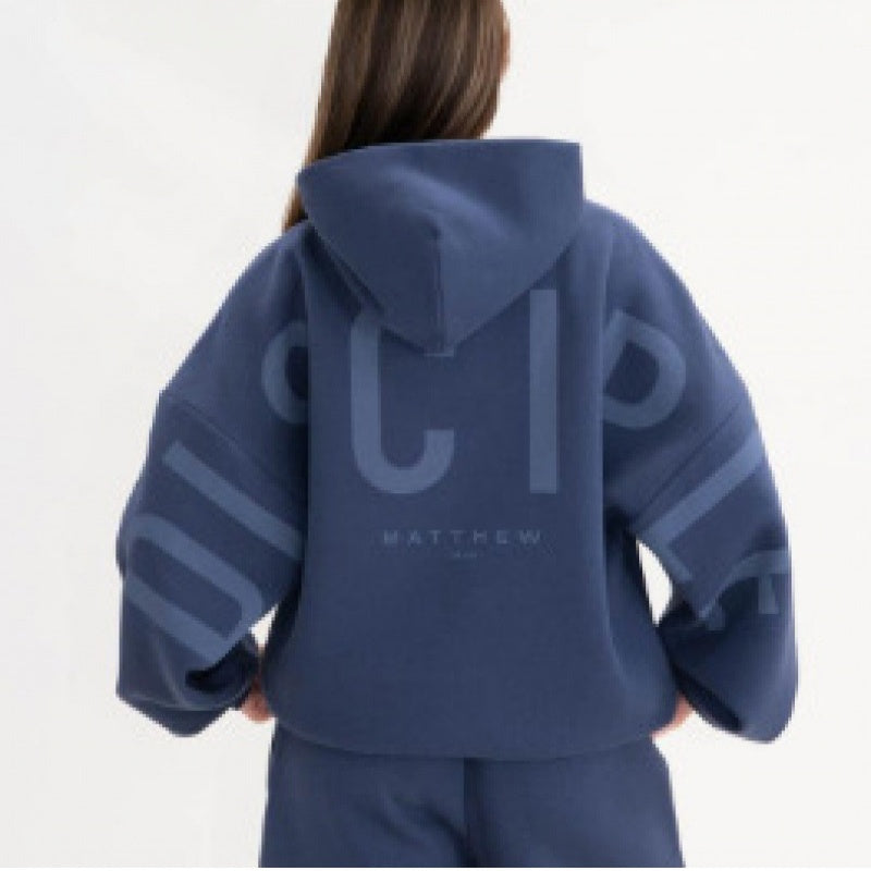 Sweat à capuche oversize mixte inspiré par la foi