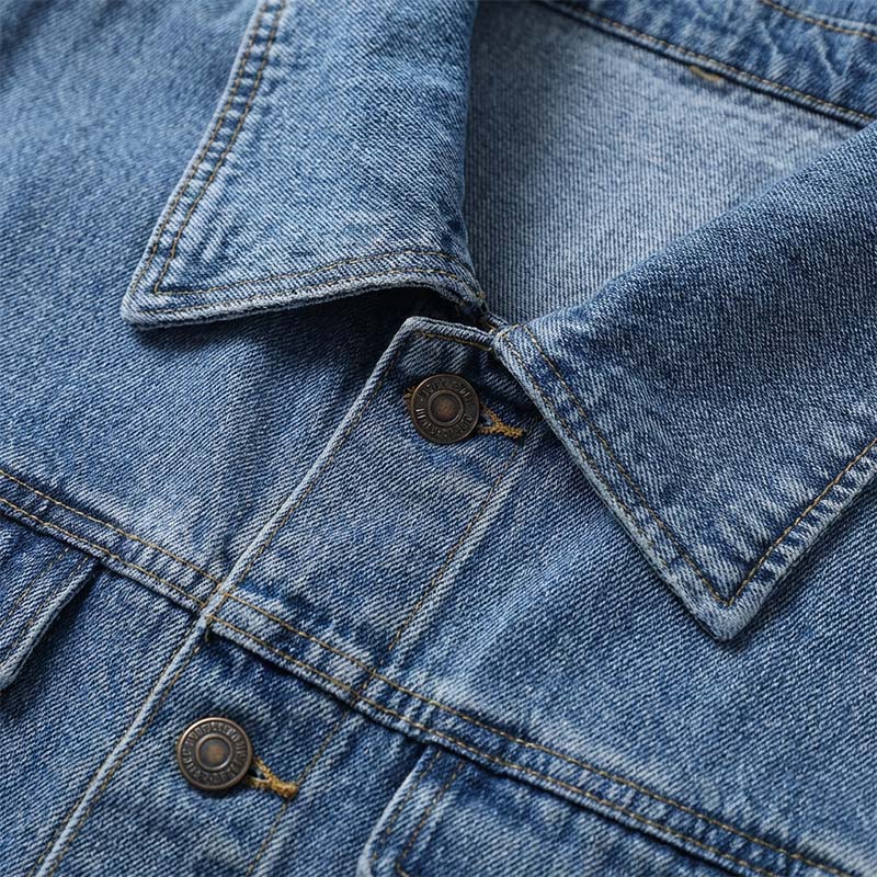 📢📢60 % de réduction !!⏰LIVRAISON GRATUITE⏰Manteau long en denim boutonné pour femme