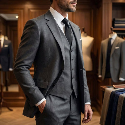 🔥 Soldes exceptionnels 50 % DE RÉDUCTION 🔥 Ensemble 3 pièces slim fit pour homme🕴️🔥 Soldes exceptionnels 50 % DE RÉDUCTION 🔥 Ensemble 3 pièces slim fit pour homme🕴️