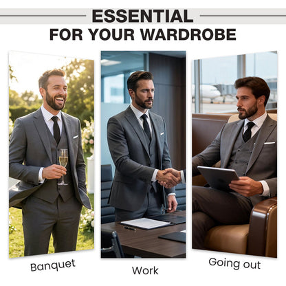 🔥 Soldes exceptionnels 50 % DE RÉDUCTION 🔥 Ensemble 3 pièces slim fit pour homme🕴️🔥 Soldes exceptionnels 50 % DE RÉDUCTION 🔥 Ensemble 3 pièces slim fit pour homme🕴️