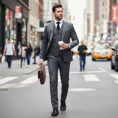 🔥 Soldes exceptionnels 50 % DE RÉDUCTION 🔥 Ensemble 3 pièces slim fit pour homme🕴️🔥 Soldes exceptionnels 50 % DE RÉDUCTION 🔥 Ensemble 3 pièces slim fit pour homme🕴️