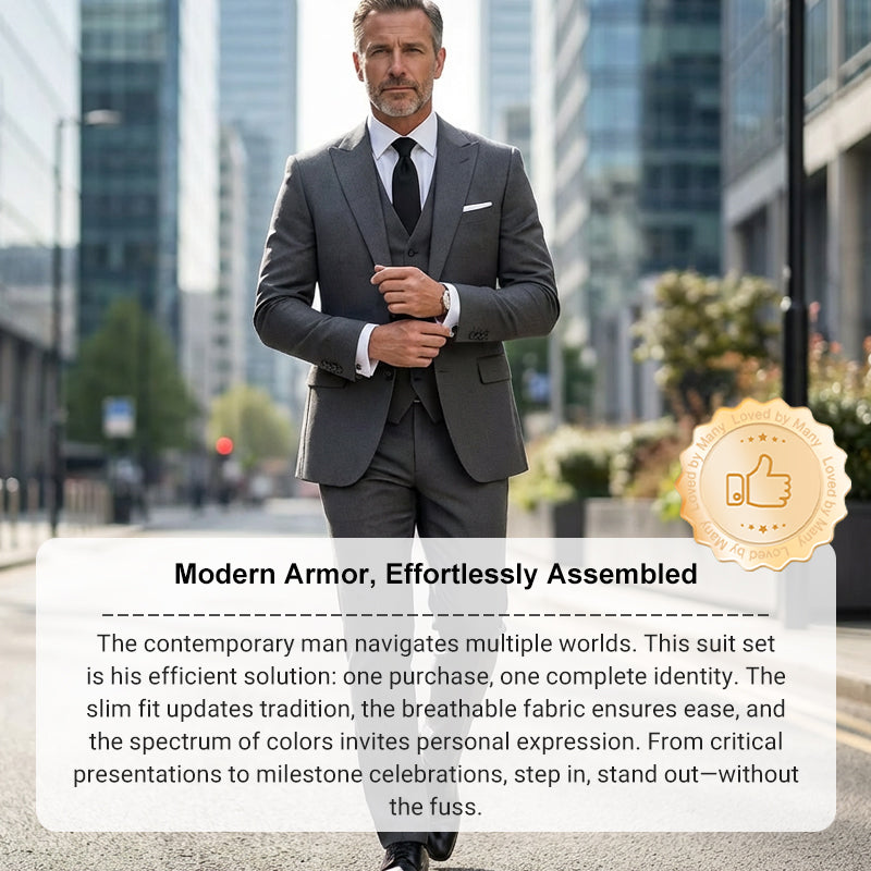 🔥 Soldes exceptionnels 50 % DE RÉDUCTION 🔥 Ensemble 3 pièces slim fit pour homme🕴️🔥 Soldes exceptionnels 50 % DE RÉDUCTION 🔥 Ensemble 3 pièces slim fit pour homme🕴️