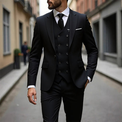 🔥 Soldes exceptionnels 50 % DE RÉDUCTION 🔥 Ensemble 3 pièces slim fit pour homme🕴️🔥 Soldes exceptionnels 50 % DE RÉDUCTION 🔥 Ensemble 3 pièces slim fit pour homme🕴️