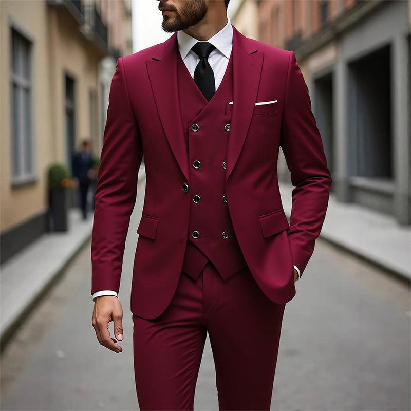 🔥 Soldes exceptionnels 50 % DE RÉDUCTION 🔥 Ensemble 3 pièces slim fit pour homme🕴️🔥 Soldes exceptionnels 50 % DE RÉDUCTION 🔥 Ensemble 3 pièces slim fit pour homme🕴️