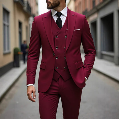 🔥 Soldes exceptionnels 50 % DE RÉDUCTION 🔥 Ensemble 3 pièces slim fit pour homme🕴️🔥 Soldes exceptionnels 50 % DE RÉDUCTION 🔥 Ensemble 3 pièces slim fit pour homme🕴️