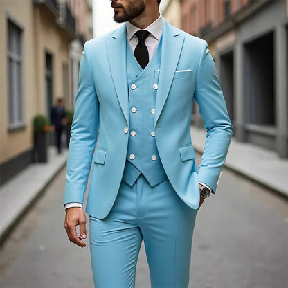 🔥 Soldes exceptionnels 50 % DE RÉDUCTION 🔥 Ensemble 3 pièces slim fit pour homme🕴️🔥 Soldes exceptionnels 50 % DE RÉDUCTION 🔥 Ensemble 3 pièces slim fit pour homme🕴️