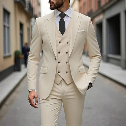 🔥 Soldes exceptionnels 50 % DE RÉDUCTION 🔥 Ensemble 3 pièces slim fit pour homme🕴️🔥 Soldes exceptionnels 50 % DE RÉDUCTION 🔥 Ensemble 3 pièces slim fit pour homme🕴️