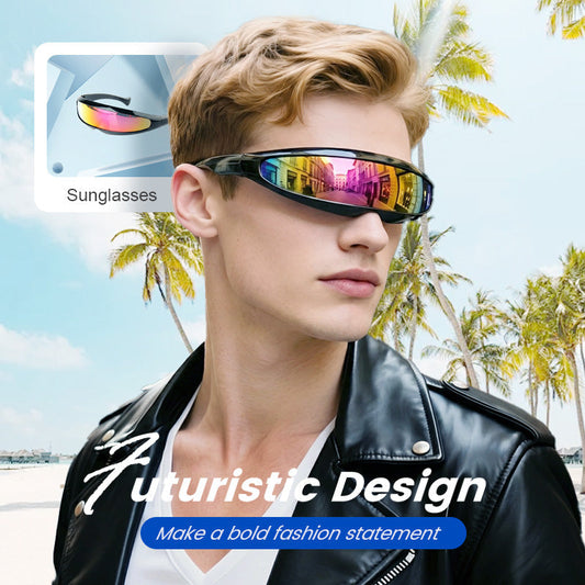 🕶️ 50% DE RÉDUCTION ! 😎 Lunettes de Soleil Légères et Futuristes avec Écran Protecteur – Confort Ultime, Protection UV 400 & Design Unique ✨