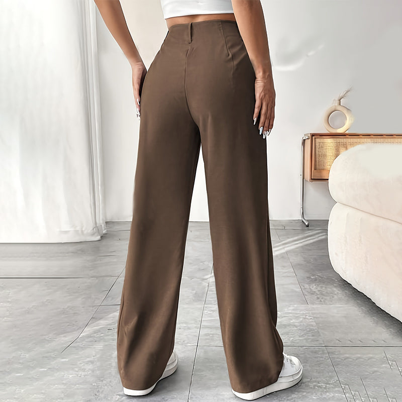 📢📢60 % de réduction !!⏰Pantalon large à taille haute pour femme