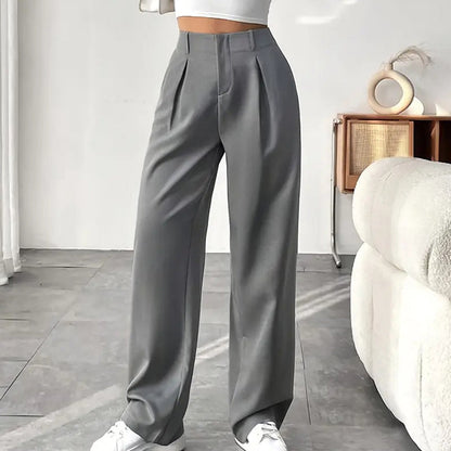 📢📢60 % de réduction !!⏰Pantalon large à taille haute pour femme