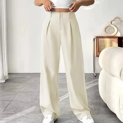 📢📢60 % de réduction !!⏰Pantalon large à taille haute pour femme