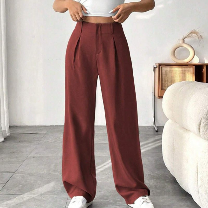 📢📢60 % de réduction !!⏰Pantalon large à taille haute pour femme