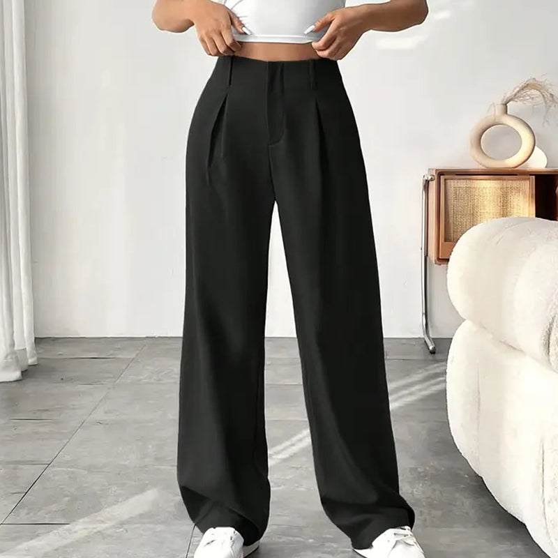 📢📢60 % de réduction !!⏰Pantalon large à taille haute pour femme
