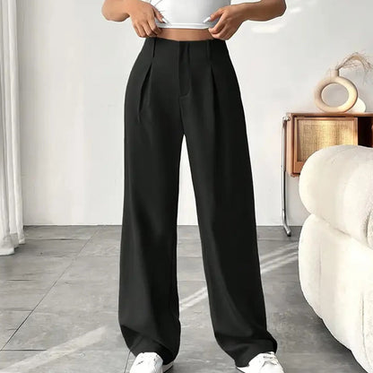 📢📢60 % de réduction !!⏰Pantalon large à taille haute pour femme