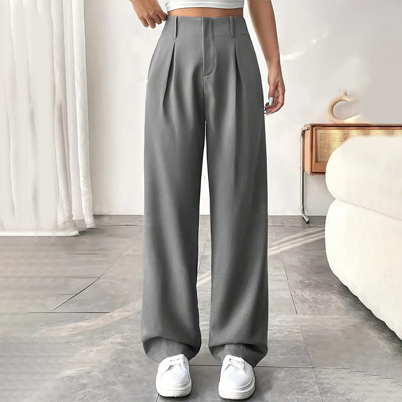 📢📢60 % de réduction !!⏰Pantalon large à taille haute pour femme