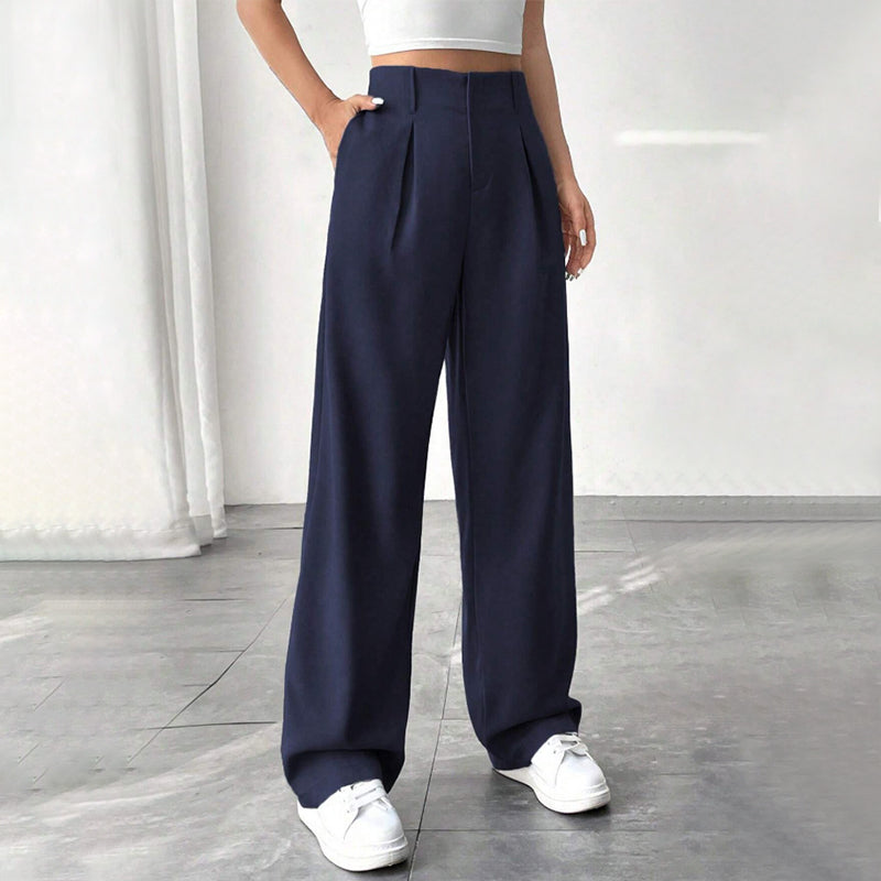 📢📢60 % de réduction !!⏰Pantalon large à taille haute pour femme
