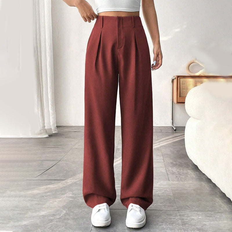 📢📢60 % de réduction !!⏰Pantalon large à taille haute pour femme