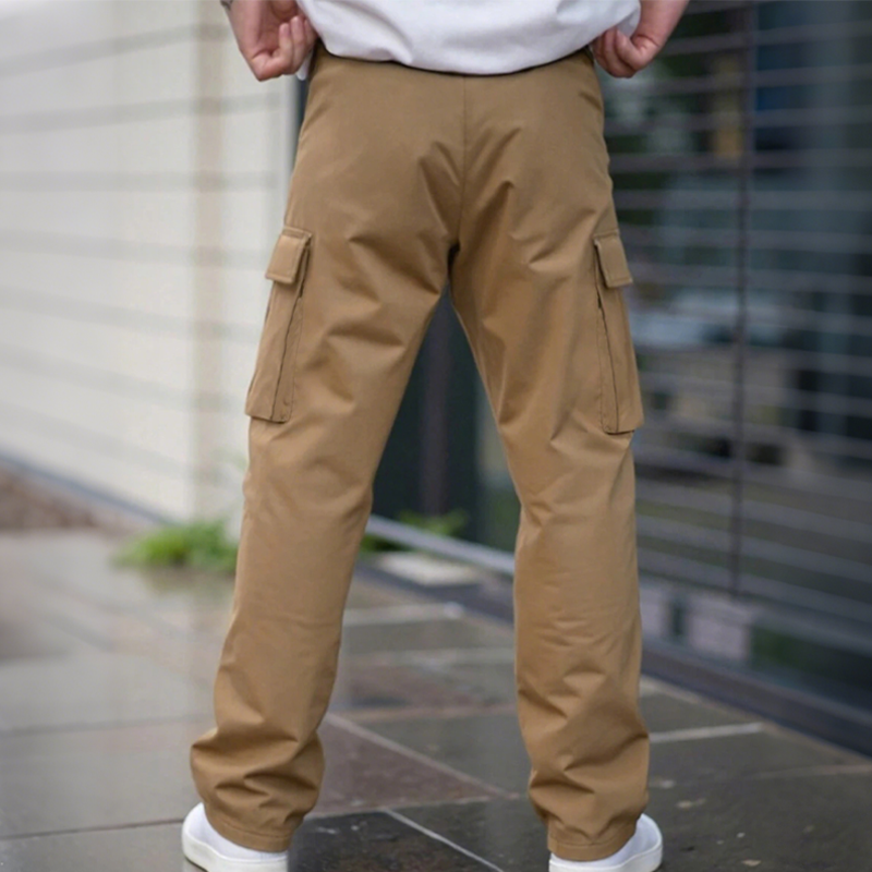 Pantalon cargo classique multi-poches pour homme