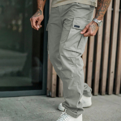 Pantalon cargo classique multi-poches pour homme