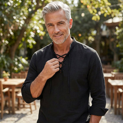 🔥Offre à durée limitée - Chemise unie décontractée pour homme